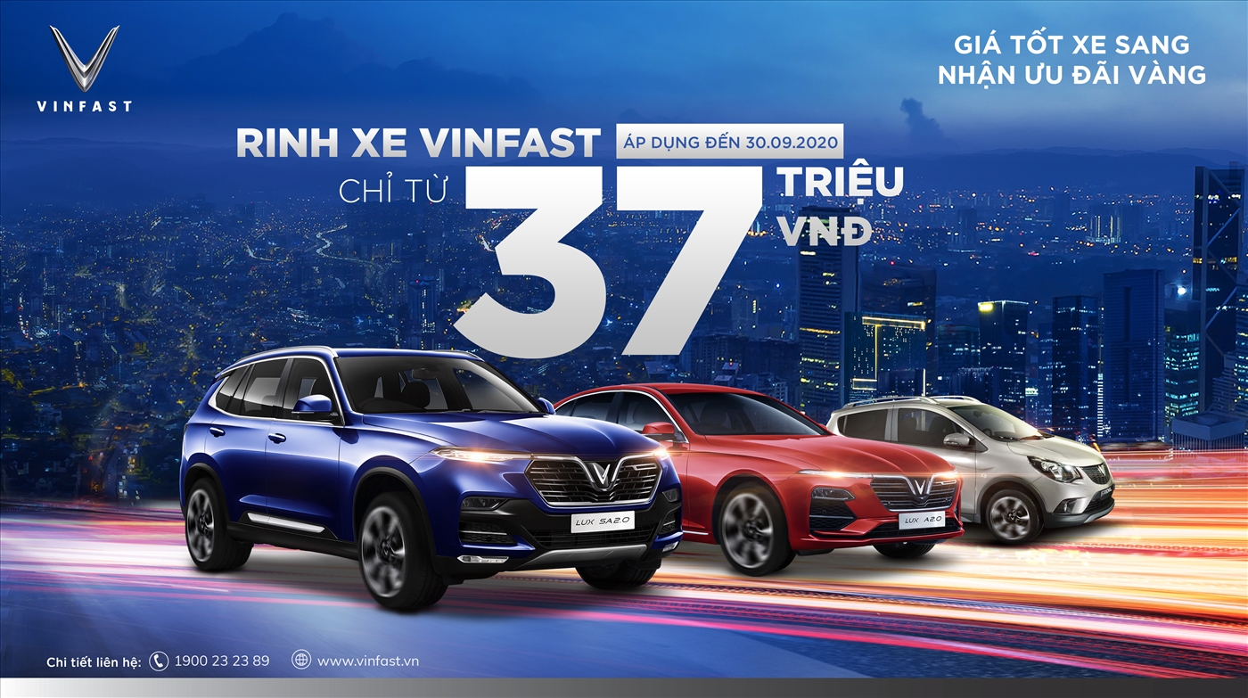 MUA XE VINFAST TRẢ GÓP VỚI 37 TRIỆU TẠI VINFAST BẮC NINH